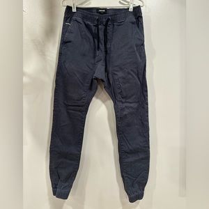 Zanerobe Sureshot Jogger Pant Navy Blue Waist 32